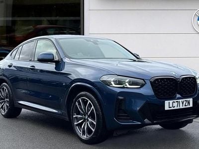 Blue Used 2022 BMW X4 M Sport SUV | £33,187 (Fair price)