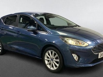 Used Ford Fiesta Titanium 100 HP (73 kW) 2019 Blue Hatchback