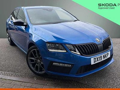 Used Skoda Octavia vRS 180 HP (132 kW) 2019 Race blue metallic Hatchback