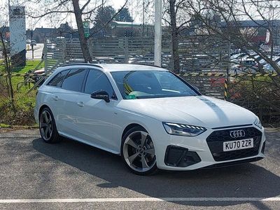 Used Audi A4 Black Edition 163 HP (119 kW) 2020 White Estate