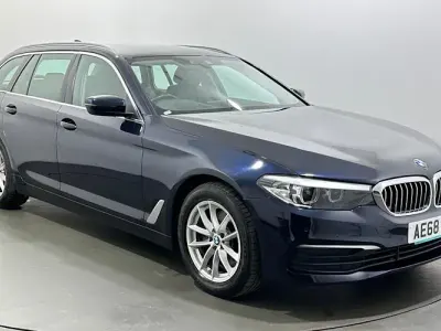 Used BMW 520 Comfort Edition 190 HP (139 kW) 2018 Blue Estate