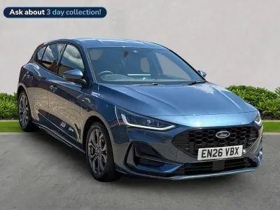 New Ford Focus ST-Line 2026 Blue Hatchback