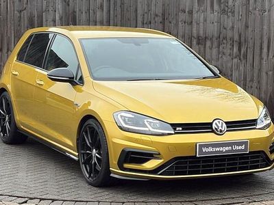 Yellow Used 2019 VW Golf VII R Hatchback | £24,499 (Good price)