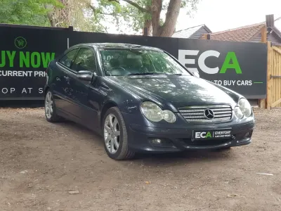 Used Mercedes C180 SE 143 HP (105 kW) 2008 Grey Coupe