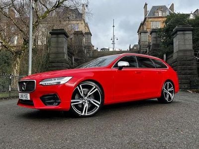 Used Volvo V90 R-Design Pro 235 HP (172 kW) 2018 Red Estate