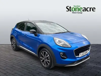 Usado Ford Puma Titanium 123 CV (90 kW) 2023 Azul SUV