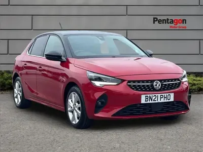 Used Vauxhall Corsa Elite 100 HP (73 kW) 2021 Red Hatchback