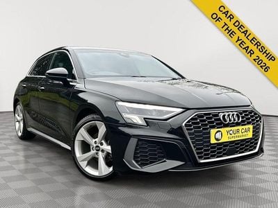Used Audi A3 Sportback S-Line 150 HP (110 kW) 2022 Black Hatchback