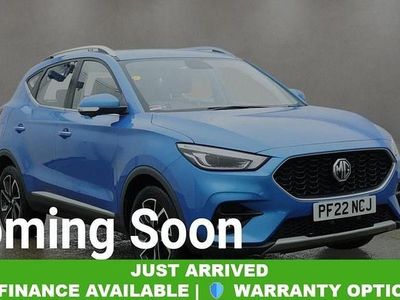 Used MG ZS Exclusive 106 HP (77 kW) 2022 Blue SUV