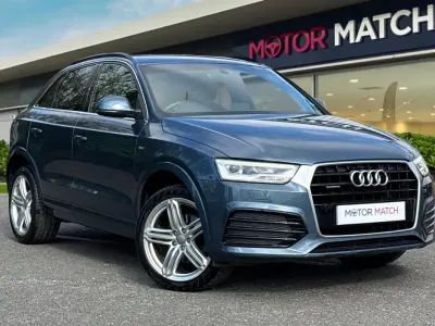 Begagnad Audi Q3 S-line plus 2016 Blå SUV