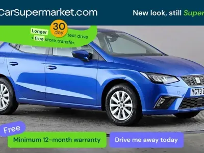 Begagnad Seat Ibiza SE 80 HK (58 kW) 2023 Blå Halvkombi