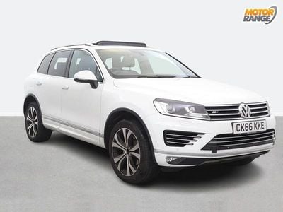 Used VW Touareg R-line 262 HP (192 kW) 2016 White SUV