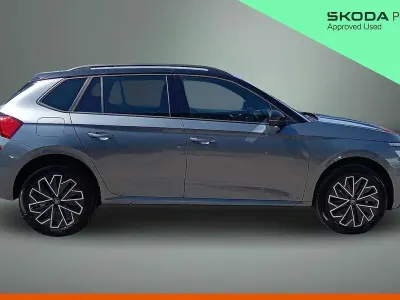 Used Skoda Kamiq Design Edition 115 HP (84 kW) 2026 Graphite grey metallic black magic pearl effect SUV