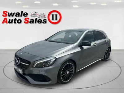 Used Mercedes A180 AMG line 109 HP (80 kW) 2017 Grey Hatchback