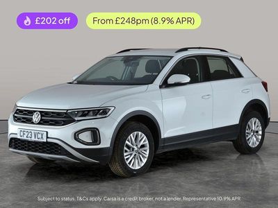 White Used 2023 VW T-Roc S SUV | £17,911 (Fair price)