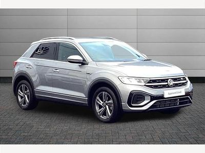 Pyrite silver Used 2025 VW T-Roc R-line SUV | £27,150 (Fair price)
