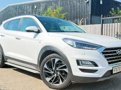 Used Hyundai Tucson Premium SE 136 HP (100 kW) 2020 White SUV