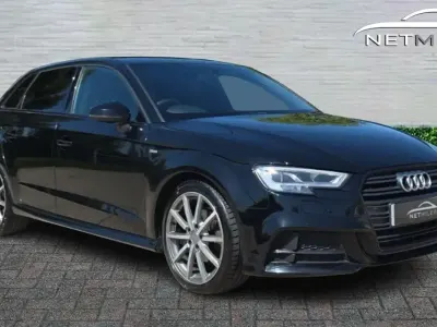 Used Audi A3 Sportback Black Edition 150 HP (110 kW) 2018 Black Hatchback