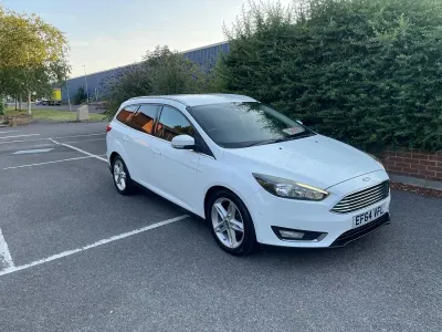 Used Ford Focus Titanium 115 HP (84 kW) 2015 White Estate