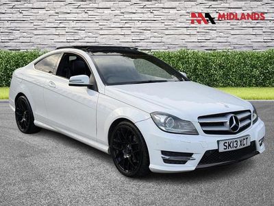 White Used 2013 Mercedes C250 AMG Coupe | £6,100 (Fair price)