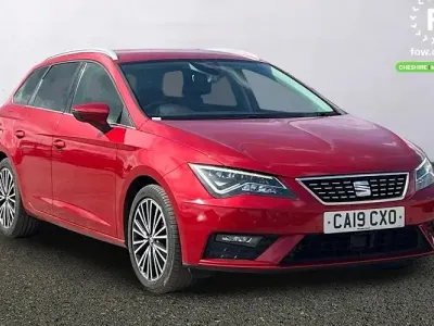 Used Seat Leon Sport 190 HP (139 kW) 2019 Red Estate