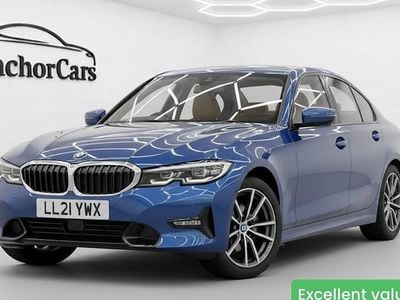 Used BMW 320 Sport Line 184 HP (135 kW) 2021 Blue Sedan