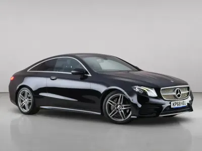 Used Mercedes E220 AMG line 194 HP (142 kW) 2018 Black Coupe