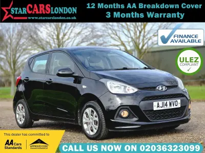 Used Hyundai i10 SE 87 HP (63 kW) 2014 Black Hatchback