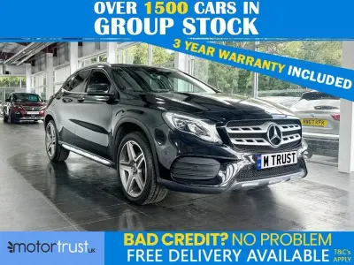 Used Mercedes GLA200 AMG Line Premium 156 HP (114 kW) 2018 Black SUV