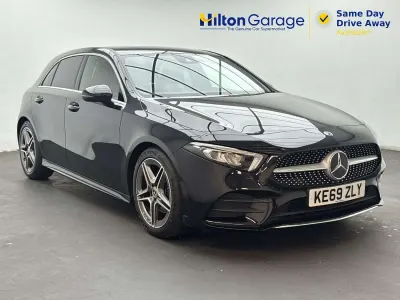 Used Mercedes A200 AMG line 163 HP (119 kW) 2020 Black Hatchback