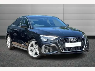Used Audi A3 S-Line 150 HP (110 kW) 2023 Black Sedan