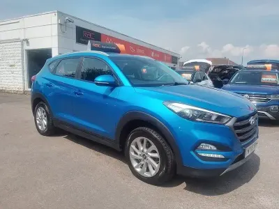Używany Hyundai Tucson SE 177 KM (130 kW) 2018 Niebieski SUV