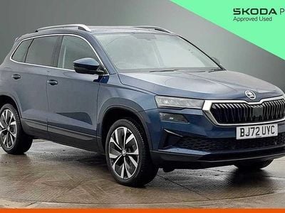 Used Skoda Karoq SE L 110 HP (80 kW) 2022 Petrol blue metallic SUV