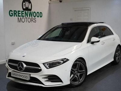 Used Mercedes A200 AMG Line Premium Plus 150 HP (110 kW) 2019 White Hatchback