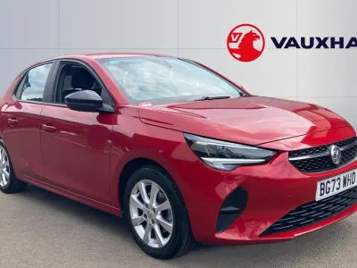 Used Vauxhall Corsa Design Edition 101 HP (74 kW) 2023 Red Hatchback