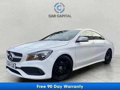 White Used 2019 Mercedes CLA180 AMG line Sedan | £12,490 (Fair price)