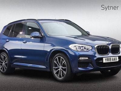Used BMW X3 M Sport 261 HP (191 kW) 2019 Blue SUV