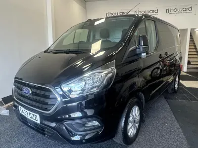 Used Ford Transit Custom Limited 130 HP (95 kW) 2023 Black Van