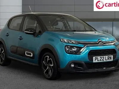 Used Citroën C3 PureTech 110 HP (80 kW) 2022 Blue Hatchback