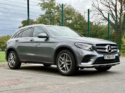 Begagnad Mercedes GLC250 AMG line 211 HK (155 kW) 2018 Grå SUV