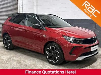 Used Vauxhall Grandland X Ultimate 130 HP (95 kW) 2023 Red SUV