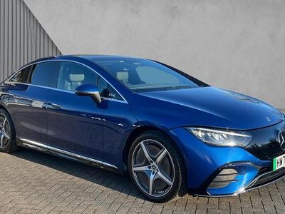 Spectral blue metallic Used 2022 Mercedes EQE300 AMG Line Premium Sedan | £35,390 (Fair price)