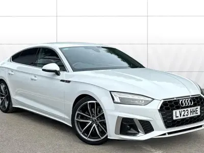 Used Audi A5 Sportback S-Line 163 HP (119 kW) 2023 White Hatchback