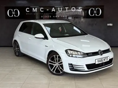 Used VW Golf VII GTD 181 HP (133 kW) 2016 White Hatchback