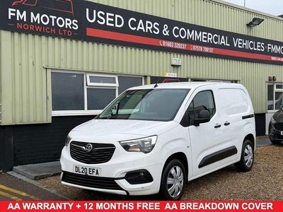 Used Vauxhall Combo Sportive 100 HP (73 kW) 2020 White MPV