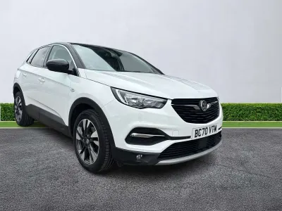 Used Vauxhall Grandland X SRi 130 HP (95 kW) 2020 White SUV