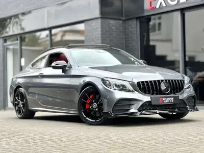 Used Mercedes C300 AMG Line Premium Plus 258 HP (189 kW) 2018 Grey Coupe
