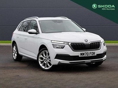Used Skoda Kamiq SE L 108 HP (79 kW) 2021 Moon white metallic SUV