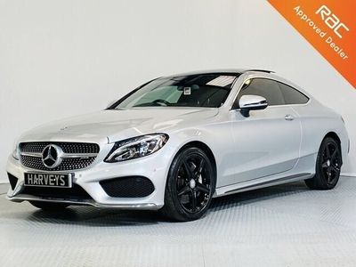 used Mercedes C250 C Class 2.1D AMG LINE PREMIUM PLUS 2d 201 BHP FULL BLACK LEATHER INTERIOR