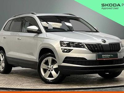 Used Skoda Karoq 85 HP (62 kW) 2018 Brilliant silver metallic SUV